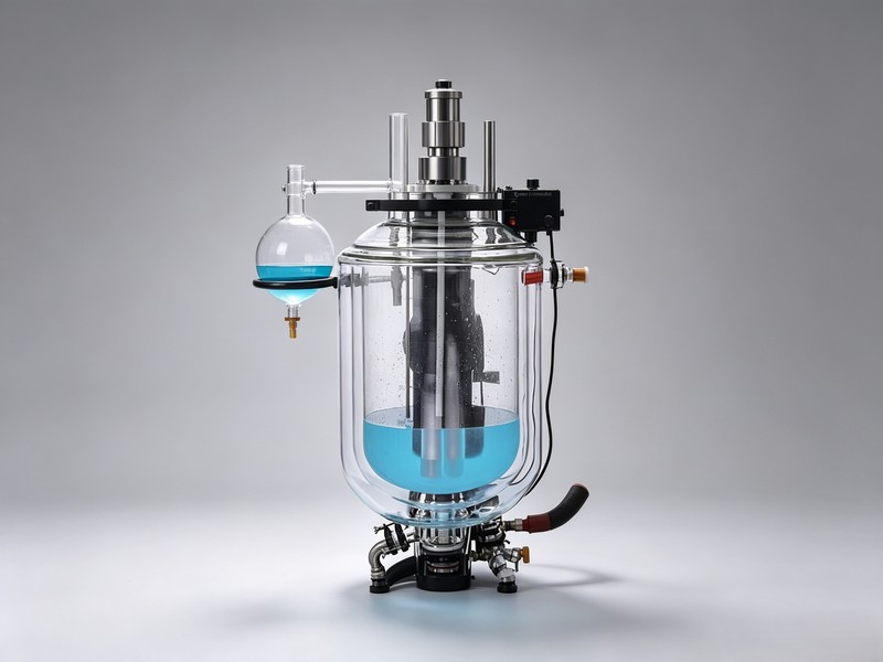 防爆三层玻璃反应釜EXRS3-10L - 细节实拍