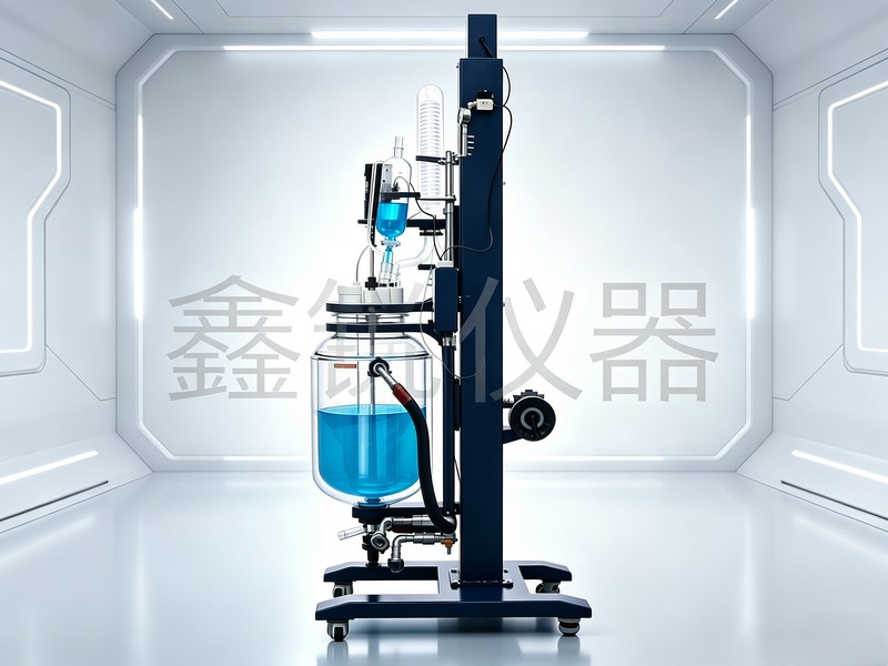 升降、旋转双层玻璃反应釜SJS212-5L - 细节实拍