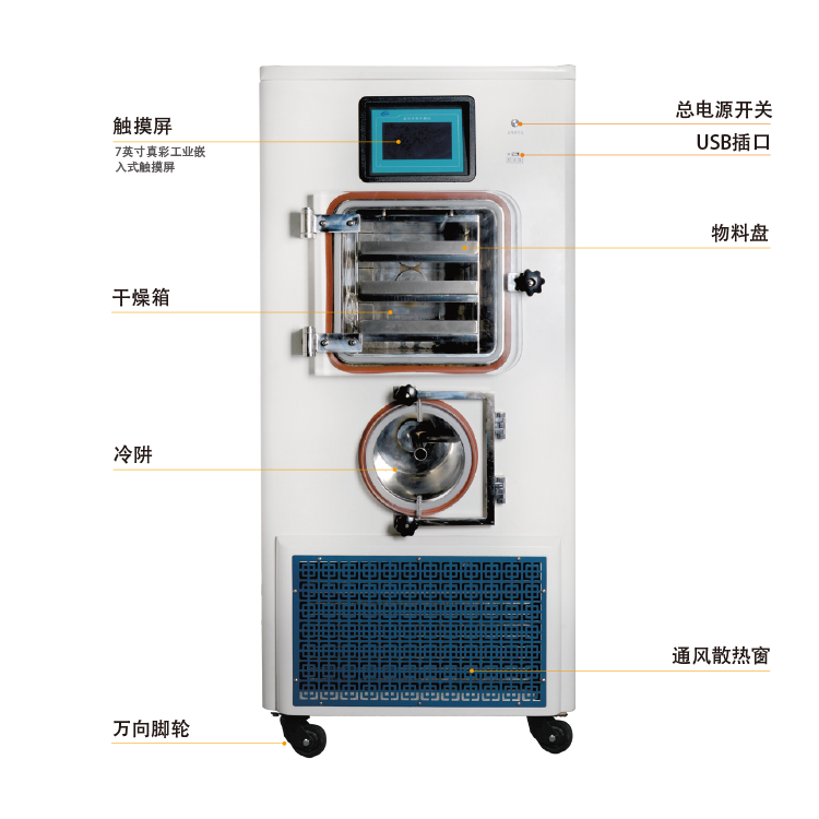 中试型冻干机\ZLGJ-20 医药用冷冻干燥机 原位冻干机 - 细节实拍